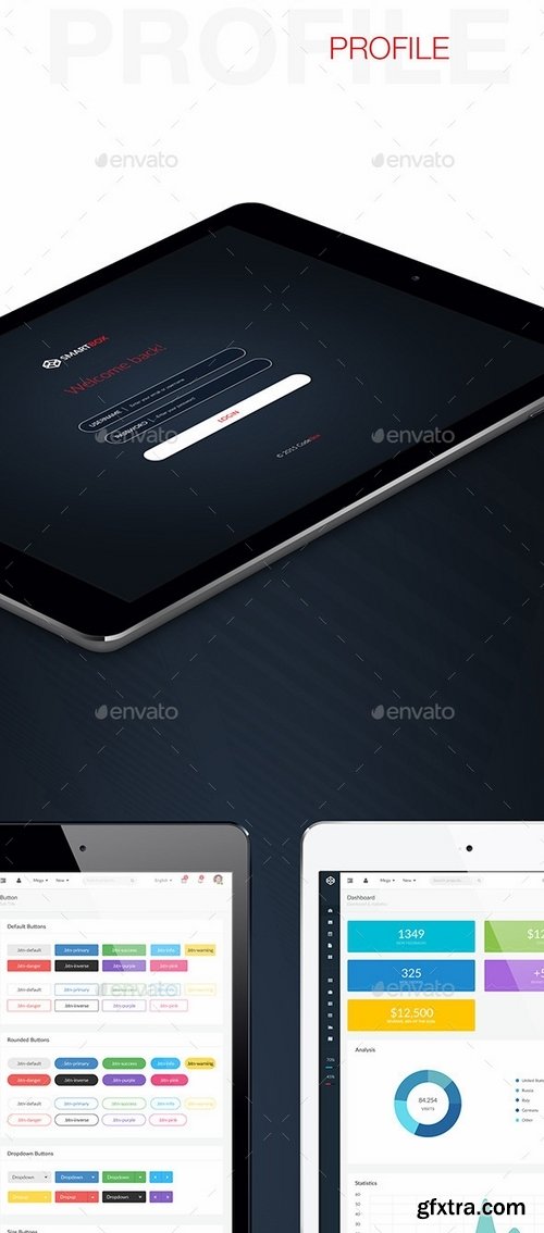 GraphicRiver - SmartBox – Admin Dashboard UI 13836237