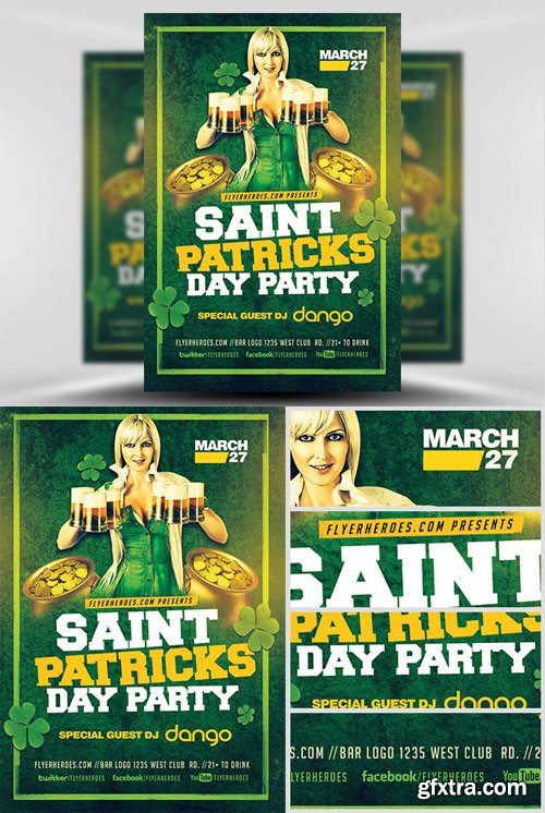 St. Patrick’s Day Party Flyer Template St. Patrick’s Day Party Flyer Template