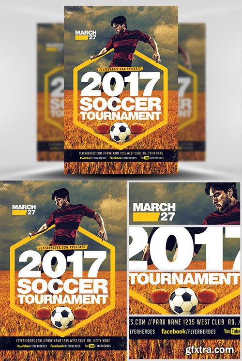2017 Soccer Tournament Flyer Template 2017 Soccer Tournament Flyer Template