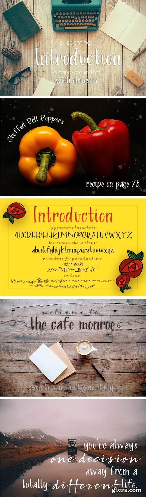 CM 1294602 - Introduction Brush Font with Extras