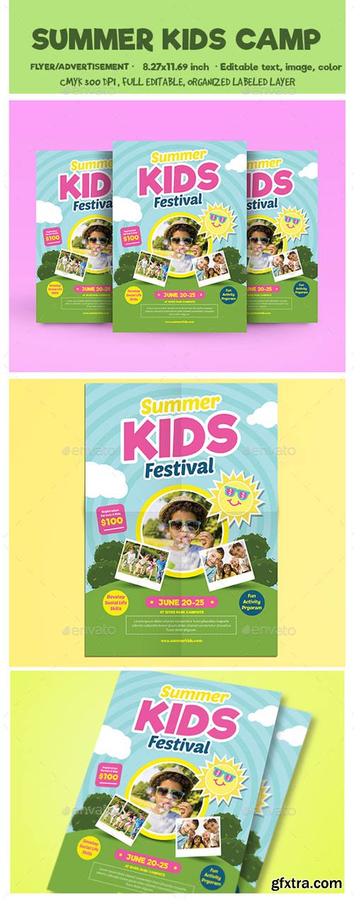 GR - Summer Kids Camp Flyer 16365801 GR - Summer Kids Camp Flyer 16365801