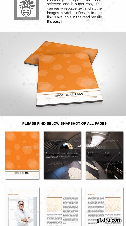 GraphicRiver - The Orange Brochure 9184034
