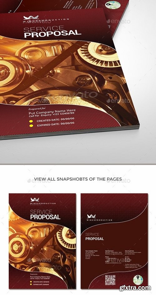 GraphicRiver - Wings Multipurpose InDesign Service Proposal 10112534