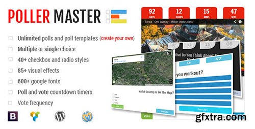CodeCanyon - Poller Master v1.4 - Ultimate WP Polling System - 7629879