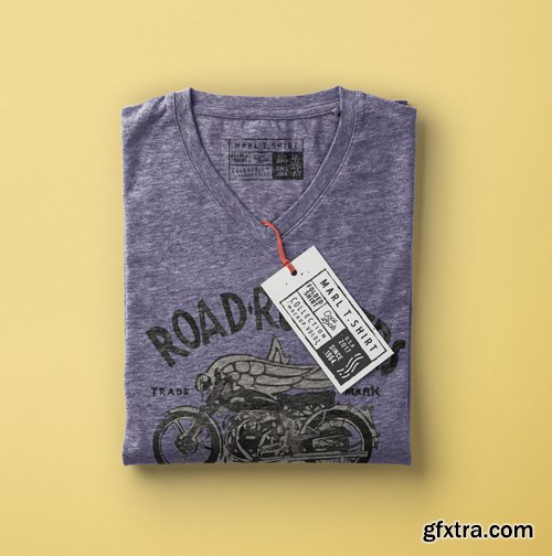 Psd Heather T-Shirt Mockup Psd Heather T-Shirt Mockup