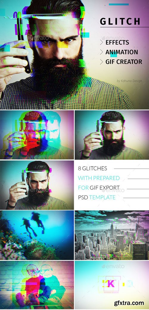 GR - Glitch Effect with GIF Animation 19478041 GR - Glitch Effect with GIF Animation 19478041