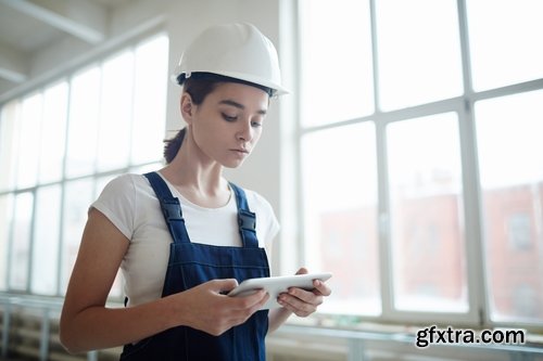 Collection repair painting the walls facing the roller brush paint 25 HQ Jpeg