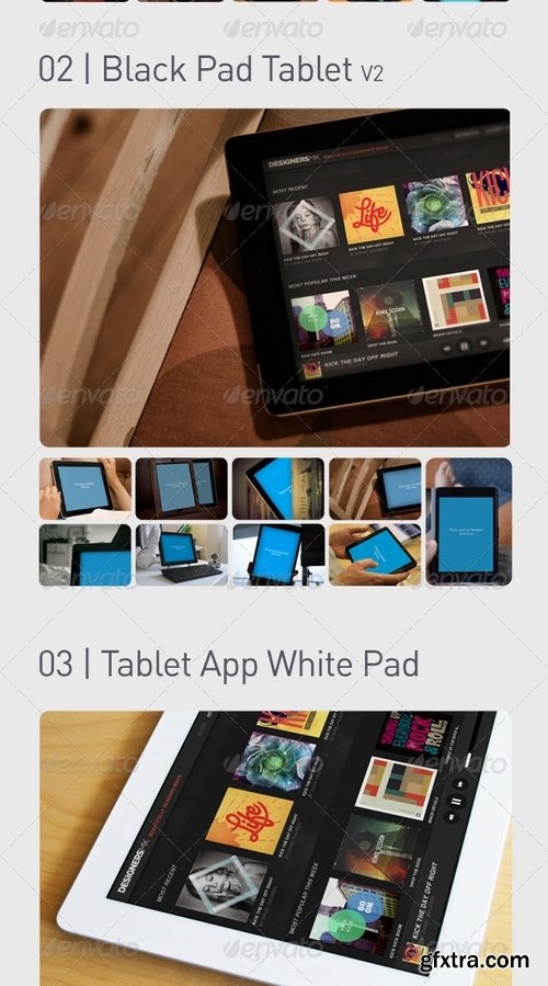 GraphicRiver - Pad Tablet App UI Mock-Up Bundle 5107074
