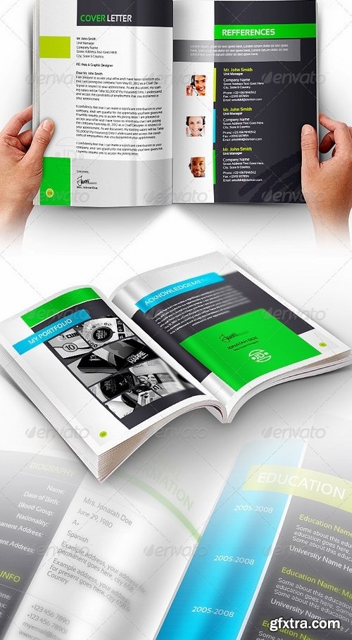 GraphicRiver - Swiss Resume Booklet 3764058