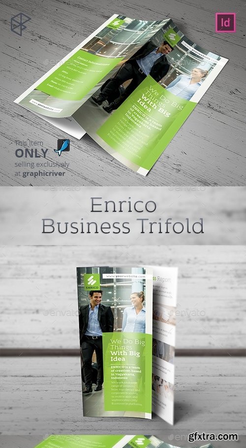GraphicRiver - Enrico Business Trifold 13302864