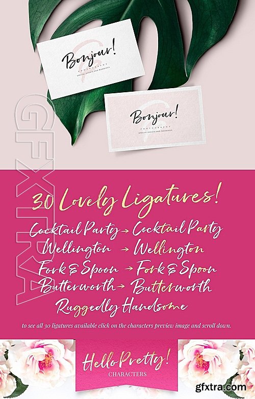 CM - Hello Pretty! Casual Brush Font 1261277