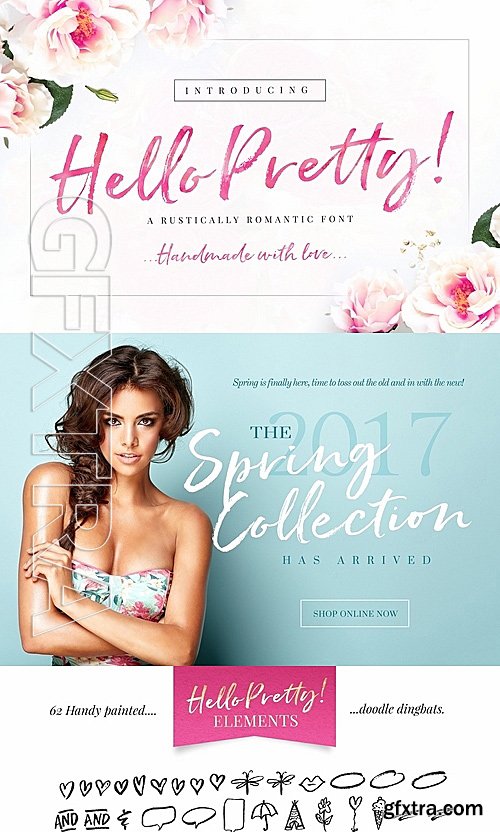 CM - Hello Pretty! Casual Brush Font 1261277