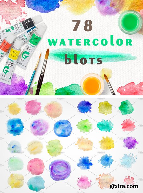 CM 1298864 - Set of Watercolor Blots