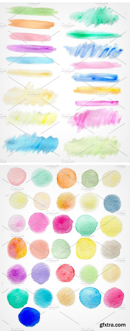 CM 1298864 - Set of Watercolor Blots