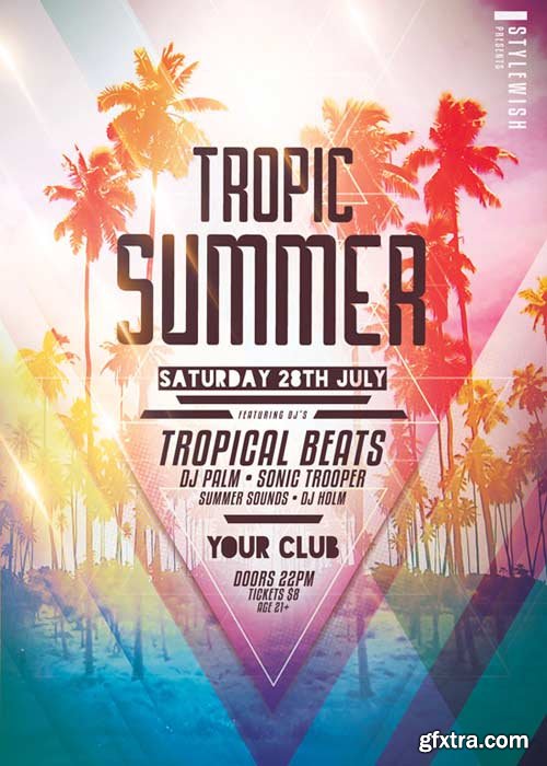 Tropic Summer V18 Flyer Template