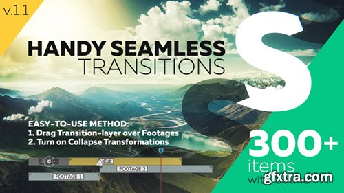 Videohive Handy Seamless Transitions | Pack & Script 18967340 V3.1