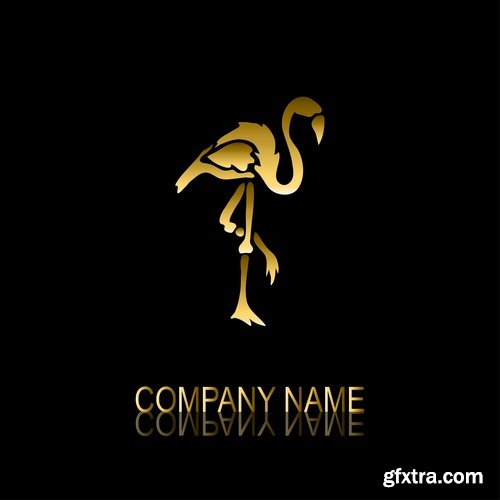 Flamingo collection of bird background background pattern of wing feather wallpaper 25 EPS