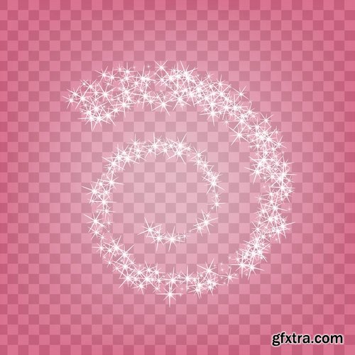 Collection of light effect background is an element of a web page design 25 EPS