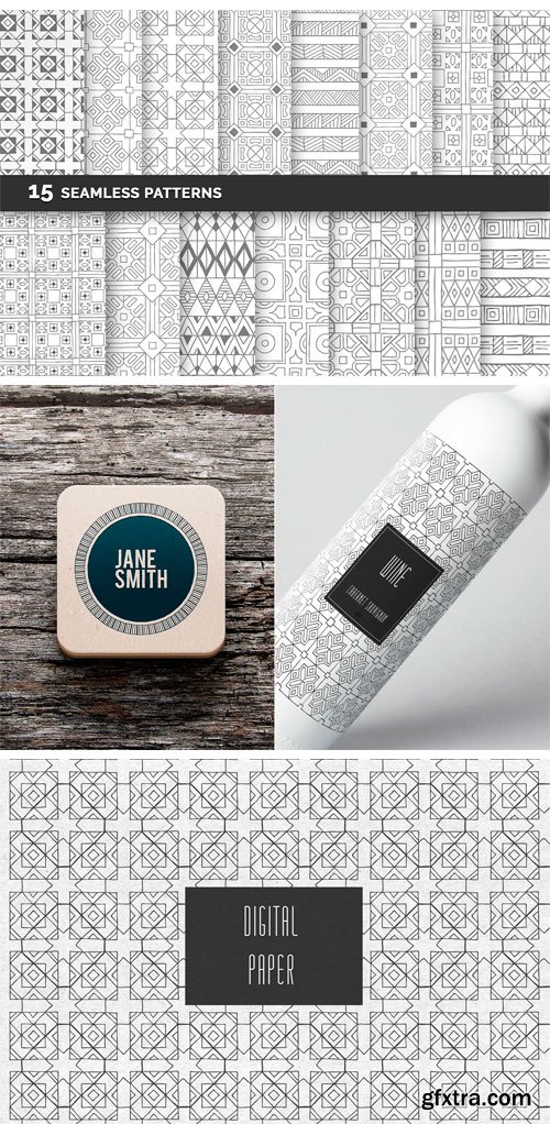 CM 1285893 - Hand Drawn Geometric Patterns