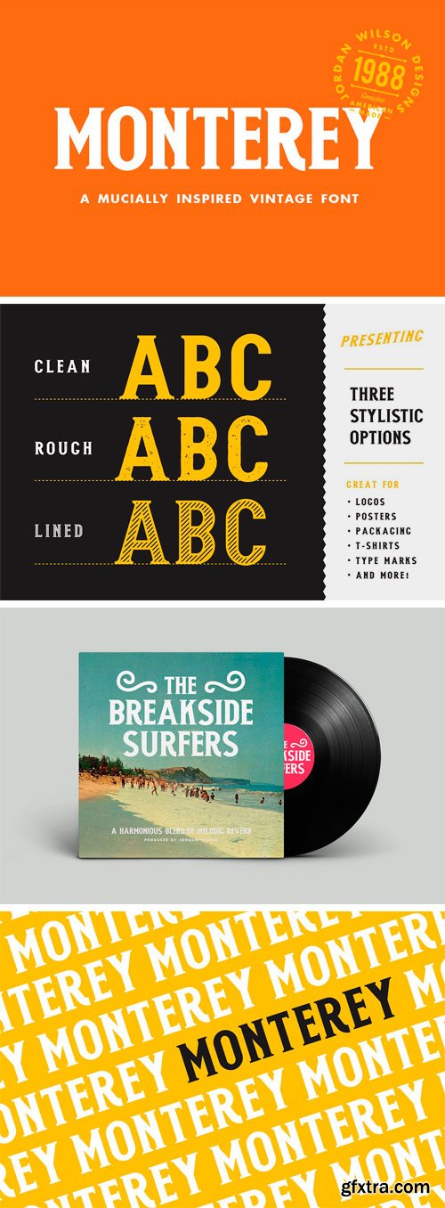 CM 1310819 - Monterey Display Font