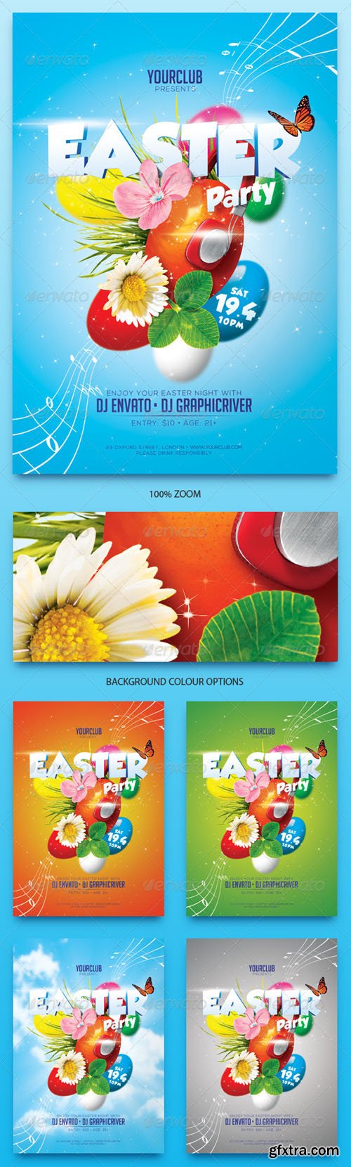 GR - Easter Party A5 Flyer Template 6969795 GR - Easter Party A5 Flyer Template 6969795