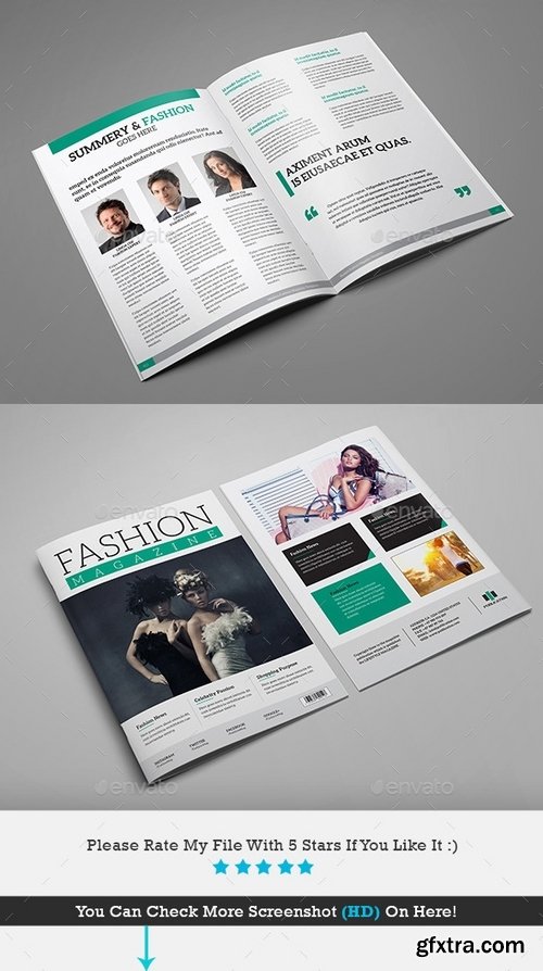 GraphicRiver - Fashion Magazine Template - InDesign 42 Page_V5 10954902