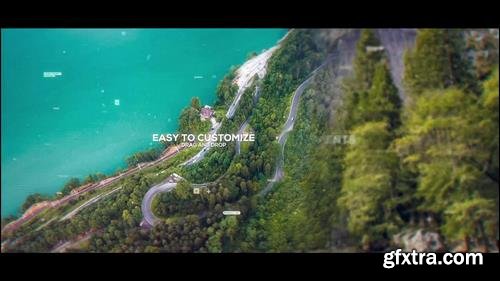 Futuristic Parallax Slideshow After Effects Templates