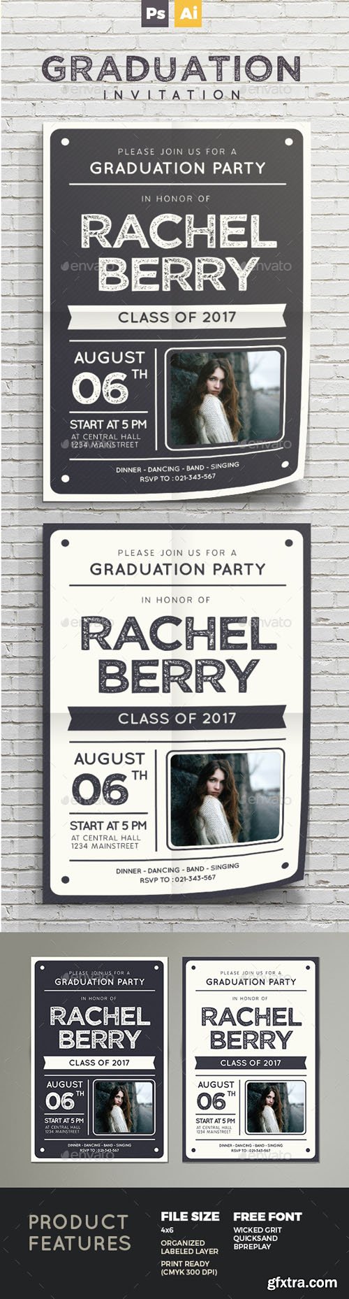 GR - Graduation Invitation 16281303 GR - Graduation Invitation 16281303