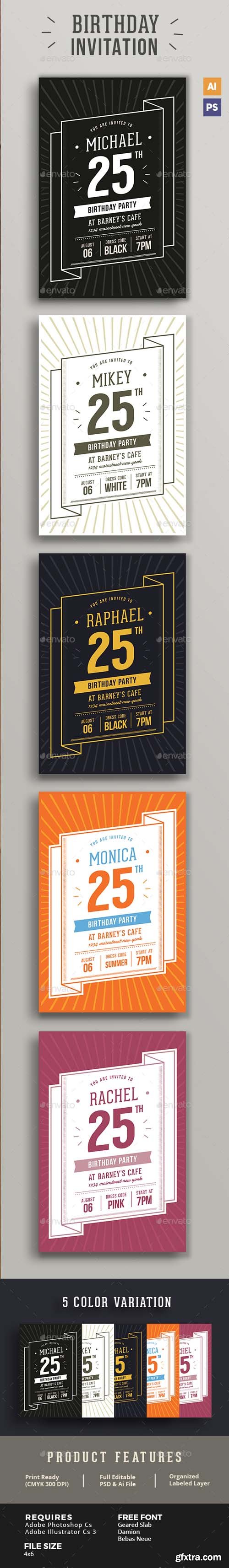 GR - Birthday Invitation 16983671 GR - Birthday Invitation 16983671