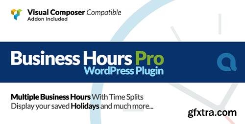 CodeCanyon - Business Hours Pro WordPress Plugin v3.6.3