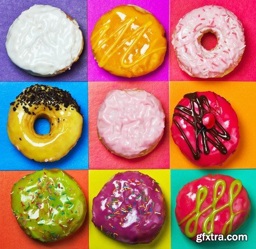 Donuts 1 - 6 UHQ JPEG