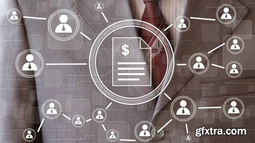 Businessman Pressing Button File Modern Technology Panel Network Icon