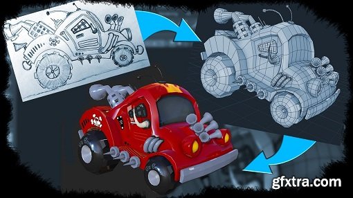 Learn to Model a Cartoon Car in Maya