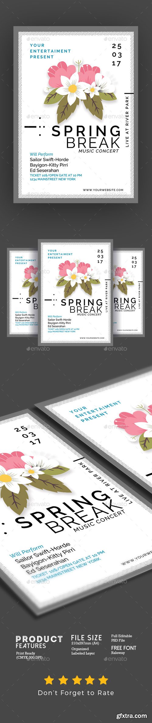 GR - Spring Break Party Flyer 19619127 GR - Spring Break Party Flyer 19619127