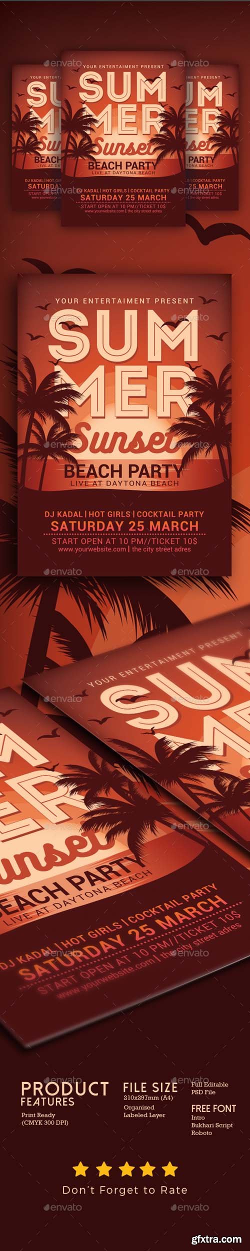 GR - Summer Sunset Beach Party 19614678 GR - Summer Sunset Beach Party 19614678