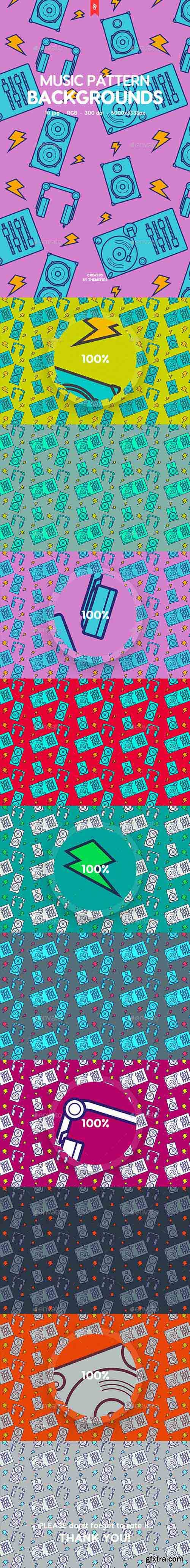 GR - Music Pattern Backgrounds 19576927 GR - Music Pattern Backgrounds 19576927