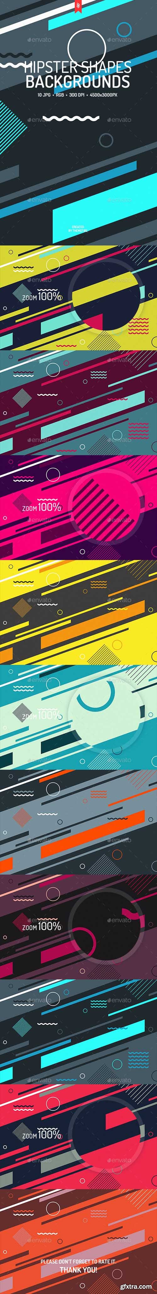 GR - Abstract Hipster Shapes Backgrounds 19539167 GR - Abstract Hipster Shapes Backgrounds 19539167