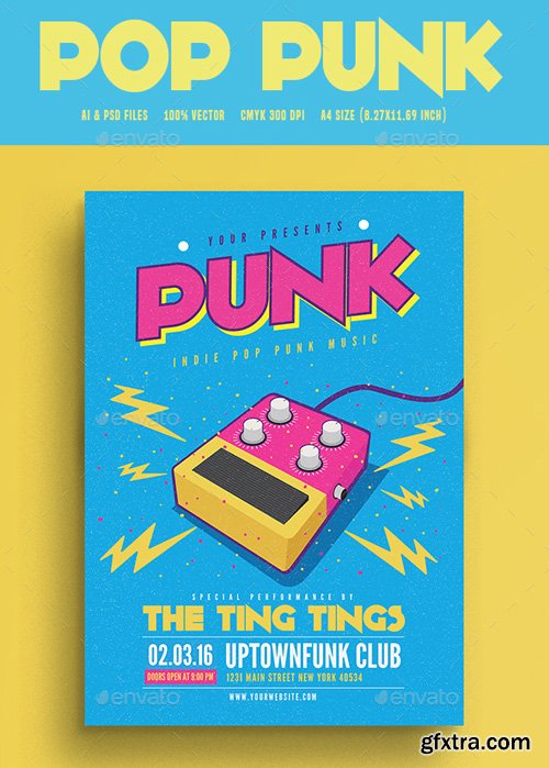 GR - Pop Funk Music Flyer 19655892