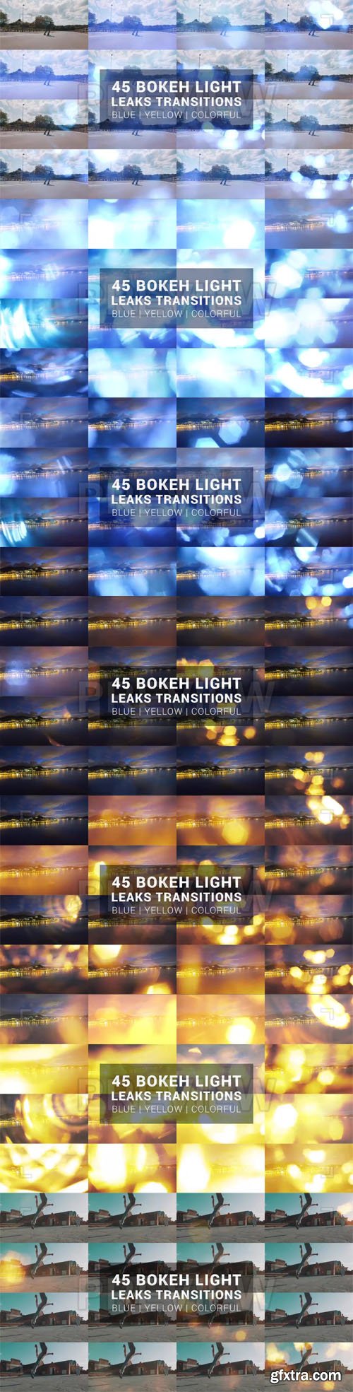 45 Bokeh & Light Leaks Transitions 45 Bokeh & Light Leaks Transitions