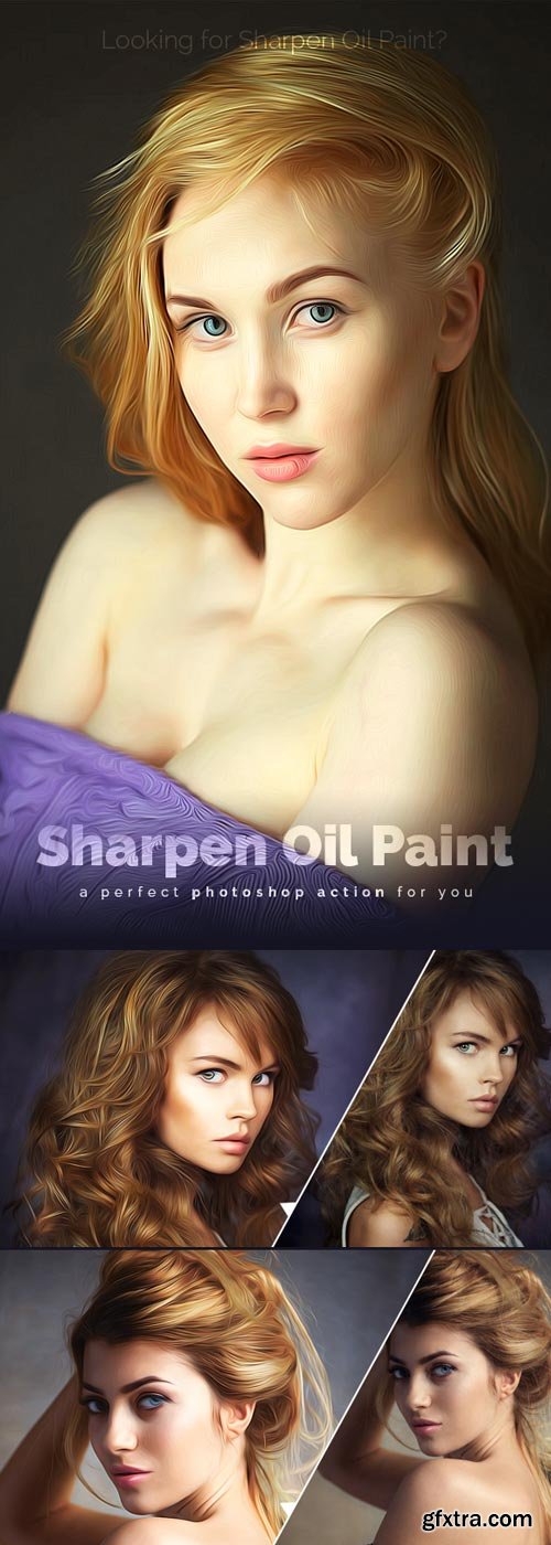 GraphicRiver - Sharpen Oil Paint Action - 19637847