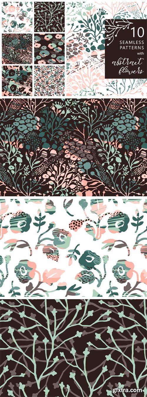 CM 1341596 - 10 Artistic Seamless Patterns