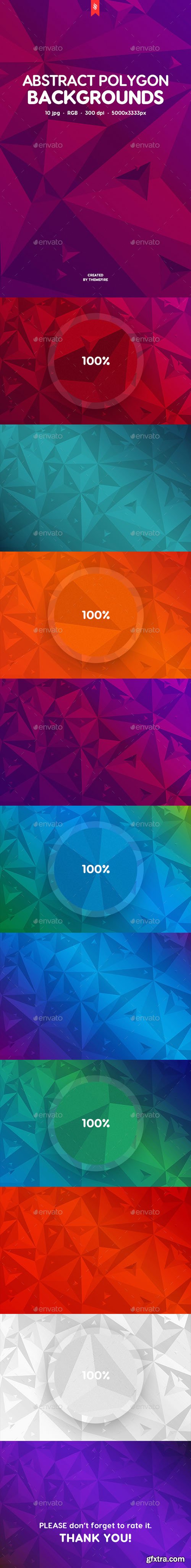 GR - Abstract Polygonal Backgrounds 19680026 GR - Abstract Polygonal Backgrounds 19680026