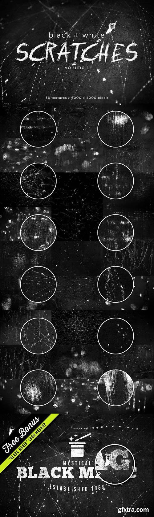 CM - Black and White Scratches Volume 1 146364