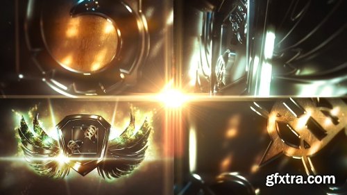 Videohive Metal Wings Logo 18497865
