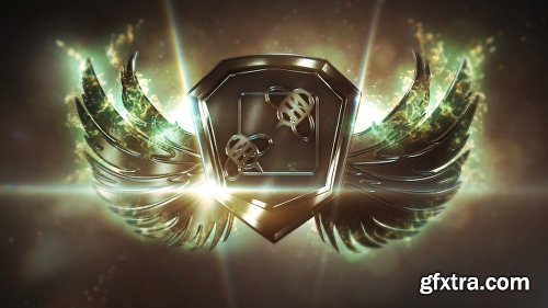 Videohive Metal Wings Logo 18497865