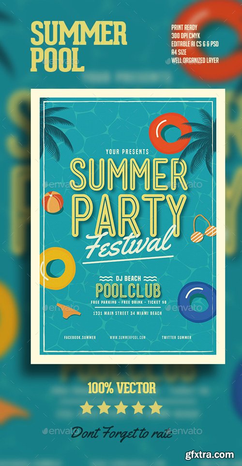 GR - Summer pool Party Flyer 16244171 GR - Summer pool Party Flyer 16244171
