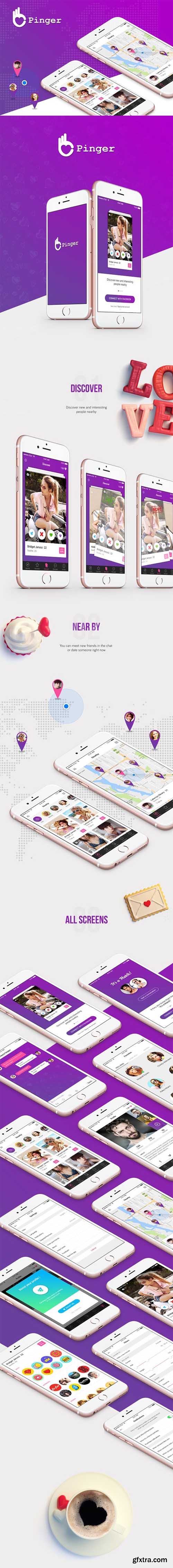 Pinger - Dating UI Kit Pinger - Dating UI Kit