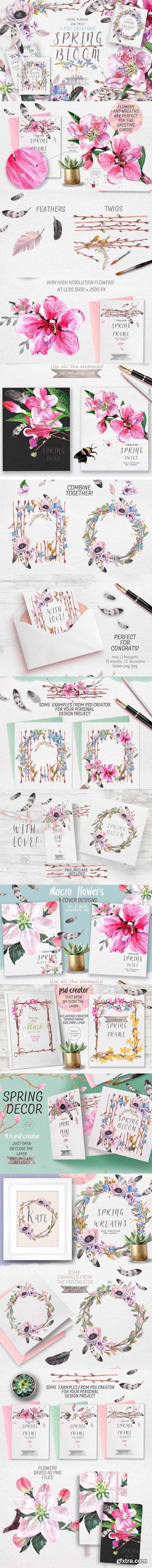 Spring bloom set 80 PNG Spring bloom set 80 PNG