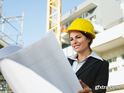 Collection engineer master builder businessman factory manufacture construction invention 25 HQ Jpeg