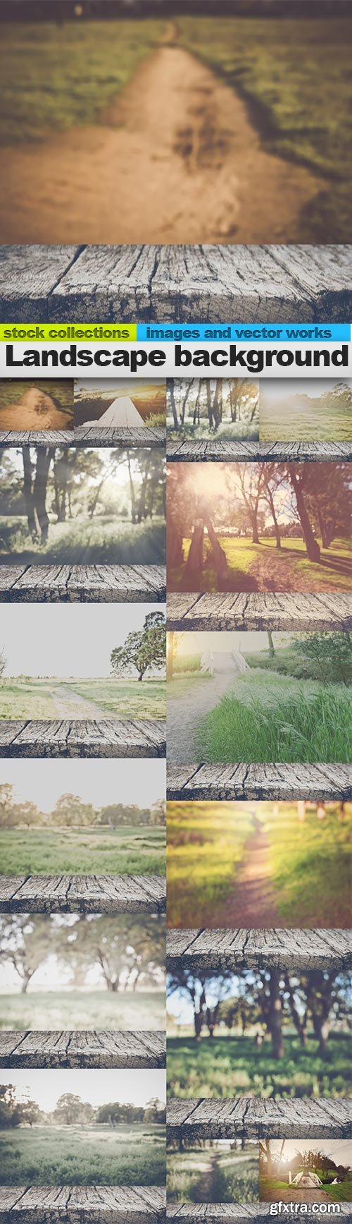 Landscape background, 15 x UHQ JPEG